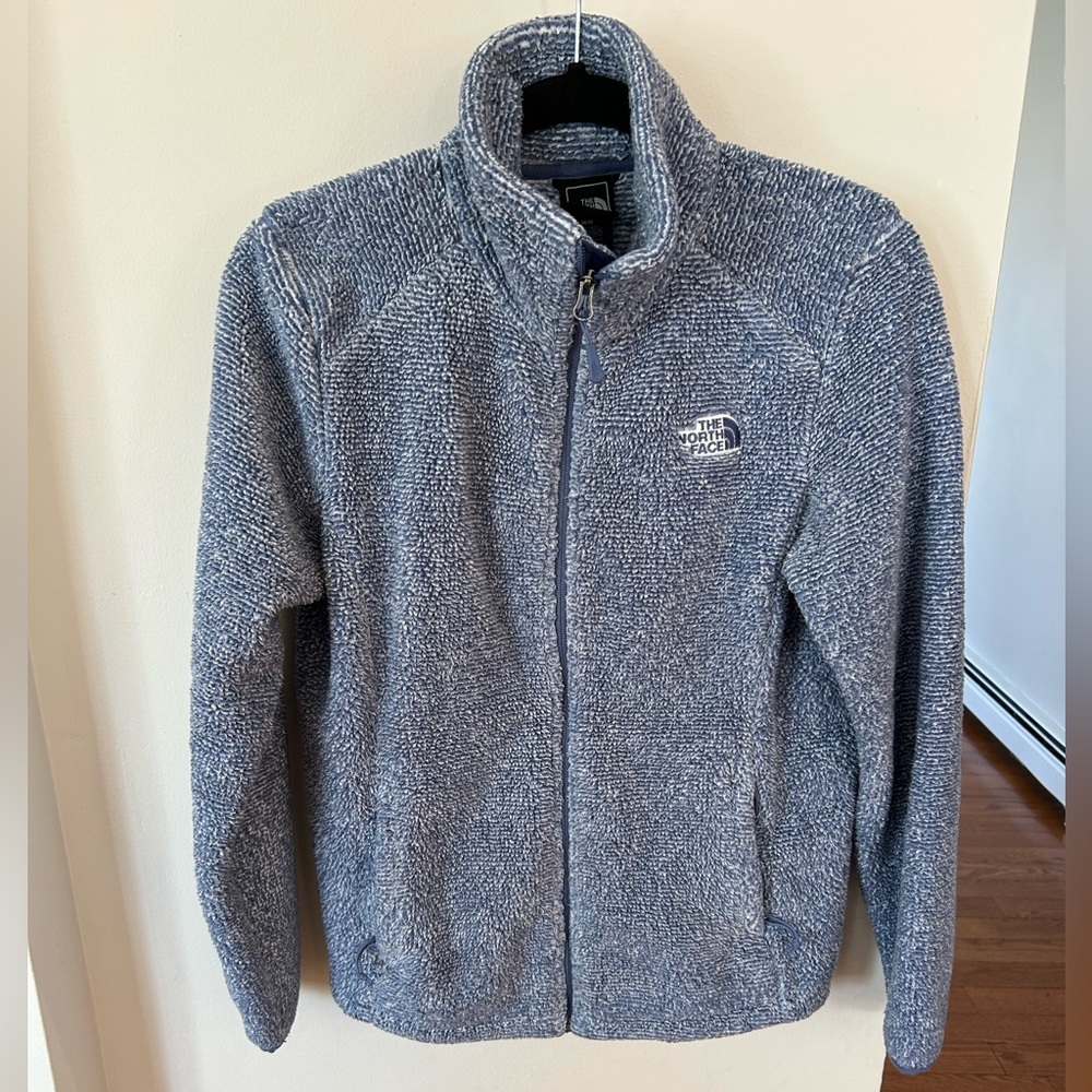 Blue North Face Women’s Osito Fleece Zip-up Jacket